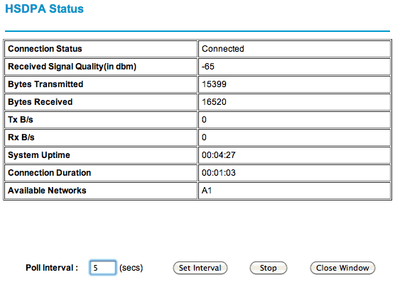 Netgear MBR624GU: Connection Status Netgear MBR624GU: Connection Status