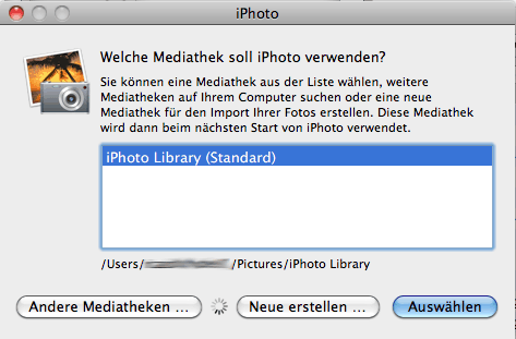 iPhoto auswählen
