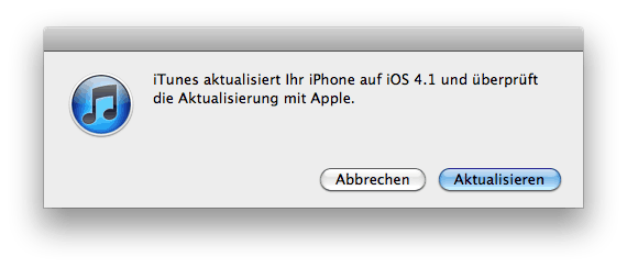 iOS 4.1 verfügbar