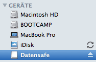 Datensafe-Image auf der Seitenleiste Datensafe-Image auf der Seitenleiste