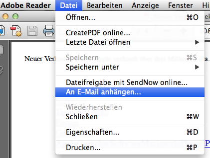 An E-Mail anhängen