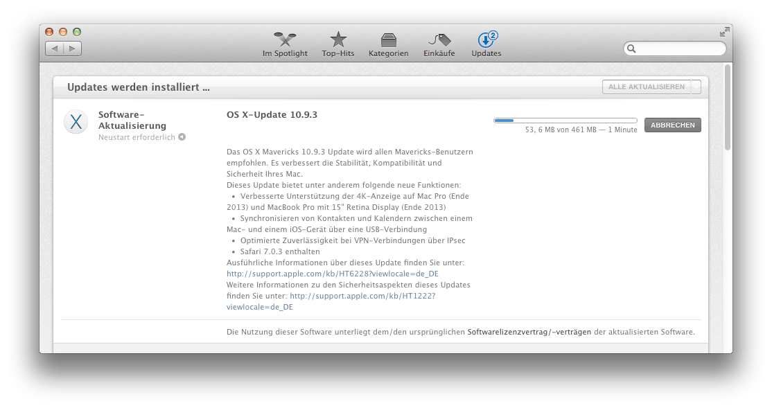 Apple veröffentlicht OS X-Update 10.9.3 - macnow.cc